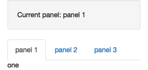 A tabset becomes an input when you use the `id` argument. This allows you to make your app behave differently depending on which tab is currently visible.