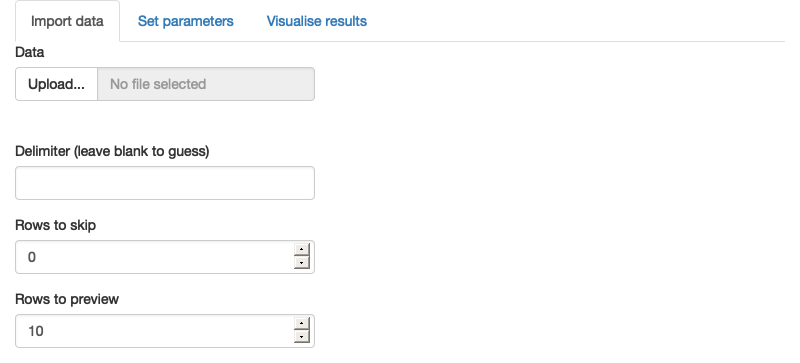 A `tabsetPanel()` allows the user to select a single `tabPanel()` to view